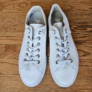 Paul Green white leather sneakers size 8